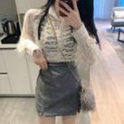 Perspective Long-sleeved Shirt Off-white - One Size