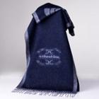 Fringed Embroidery Wool Scarf