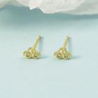 Car Ear Stud 1 Pair - Gold - One Size