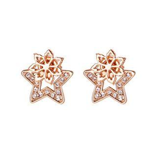 Two-way Flower Earrings