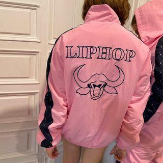 Couple Printed Padded Windbreaker