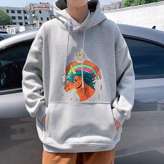 Unicorn-print Hoodie