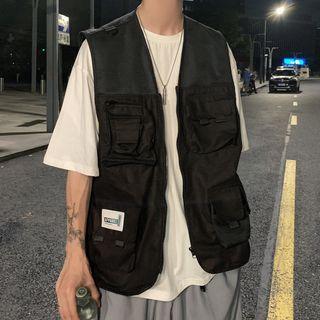 Two Tone Cargo Vest