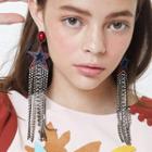 Pentagram Tassel Earrings