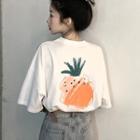 Pineapple Print T-shirt