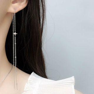 Star Threader Earring 1 Pair - Star - One Size