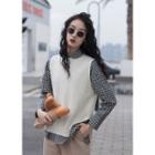 Split-hem Sweater Vest