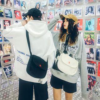 Star Canvas Messenger Bag