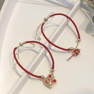 Lunar New Year Mouse Red String Bracelet