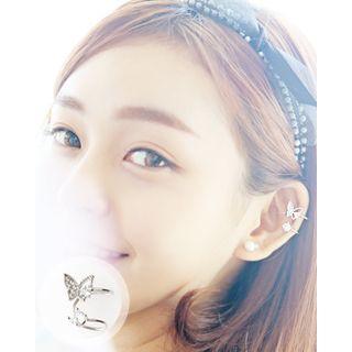 Butterfly Double Ear Cuff (single)