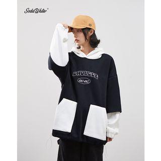 Unisex Embroidered Loose-fit Hoodie