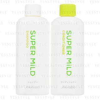 Shiseido - Super Mild Set: Shampoo 50ml + Conditioner 50ml 2 Pcs