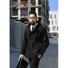 Hooded Raglan-sleeve Drawstring Safari Jacket