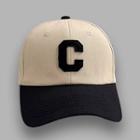 Initial C Applique Baseball Cap