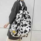 Cow Print Backpack / Bag Charm / Set