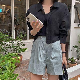 [lovb] See-through Sheer Shirt