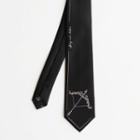 Embroidered Arrow Neck Tie