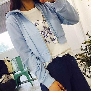 Cropped Hooded Jacket
