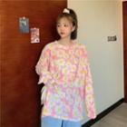 Long Sleeve Daisy Print T-shirt