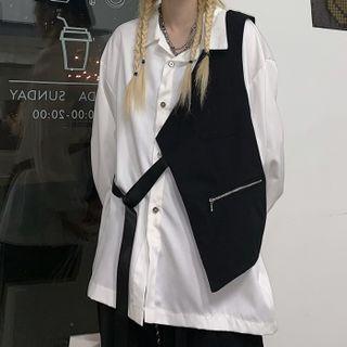 Plain Shirt / Vest / Set