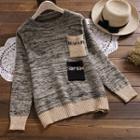 Pocketed Long-sleeve Sweater
