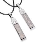 Couple Matching Letter Necklace