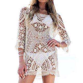 Crochet Knit Dress