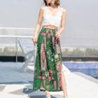 Set: Lace Top + Bikini + Midi Skirt