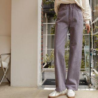 Pigment Washed Wide-leg Pants