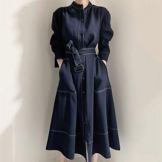 Button-up Coat Dress