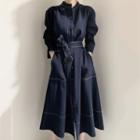 Button-up Coat Dress