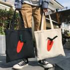 Carrot Canvas Tote Bag
