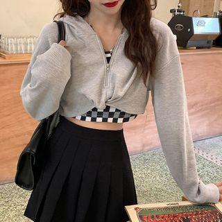 Knot Crop Hoodie