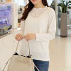 Lace-panel M Lange Top