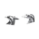 Fashionable High-end Personality Eagle Cufflinks Silver - One Size