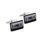 Fashionable Personality Vintage Tape Cufflinks Silver - One Size