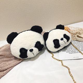 Panda Furry Crossbody Bag