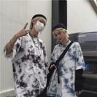 Couple Matching Elbow-sleeve Tie-dyed T-shirt