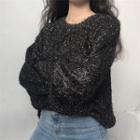 Crew-neck Long Sleeve Sweater