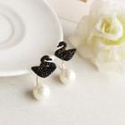 Swan Earring / Clip-on Earring / Necklace