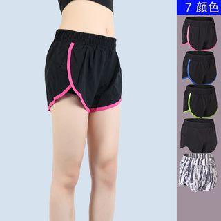 Mock Two-piece Training Shorts