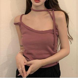 Strappy Asymmetrical Camisole Top