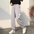 Daisy Printed Elastic-waist Sweatpants
