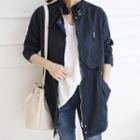 Stand-collar Multi-pocket Parka