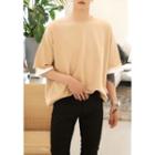 Layered-sleeve Oversized T-shirt