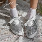 Berriboned Glitter Sneakers