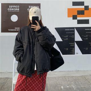 Plain Jacket / Plaid Skirt