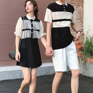 Couple Matching One Piece / T-shirt/ Shorts