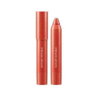 Nature Republic - Eco Crayon Lip Velvet - 5 Colors #05 Dazzling Latte