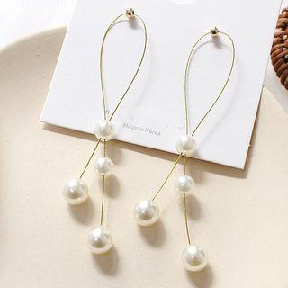 Faux-pearl Earring / Clip-on Earring